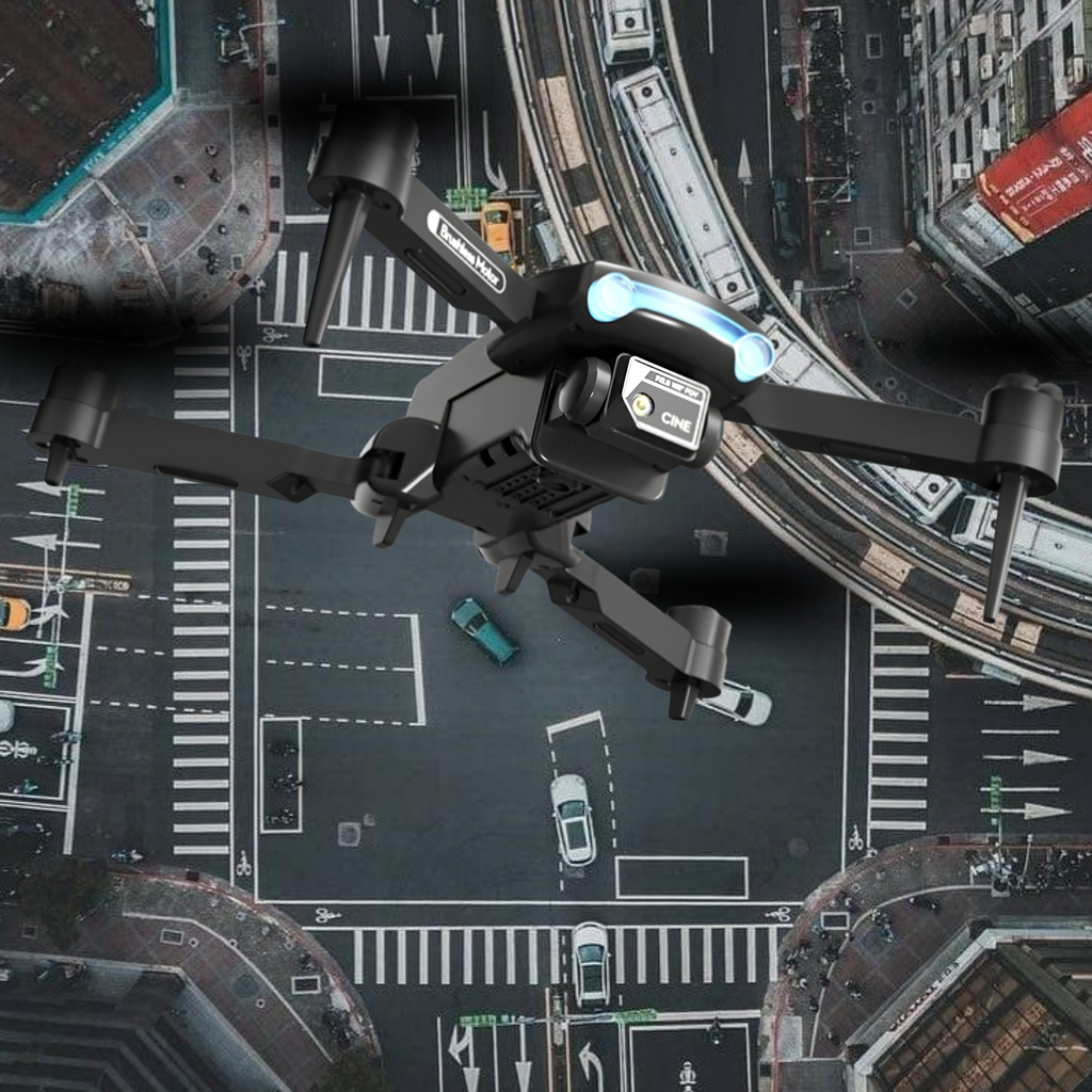 Mini avion électrique sans balais F169, photographie aérienne à double caméra 8K, pliable, anti-obstacles, débutant, plastique